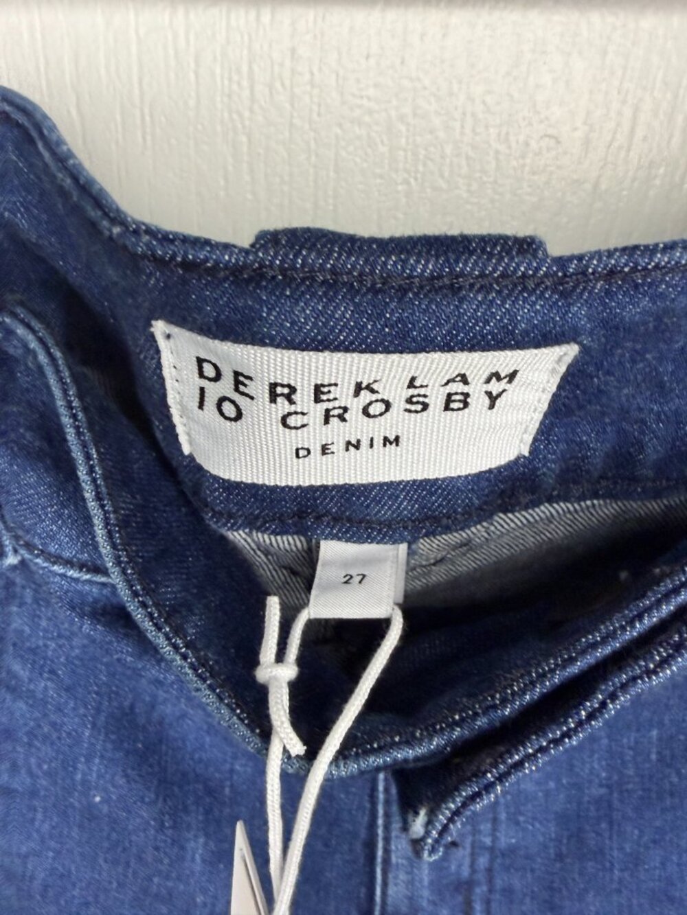 NWT Derek Lam Robertson Cropped Flare Leg Jeans- Dark Wash- 26- MSRP $295 - Picture 7 of 13